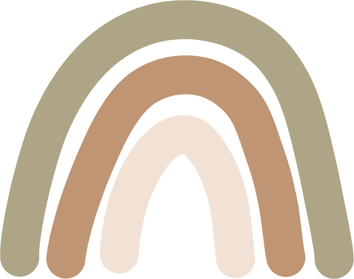 Aesthetic Organic Rainbow